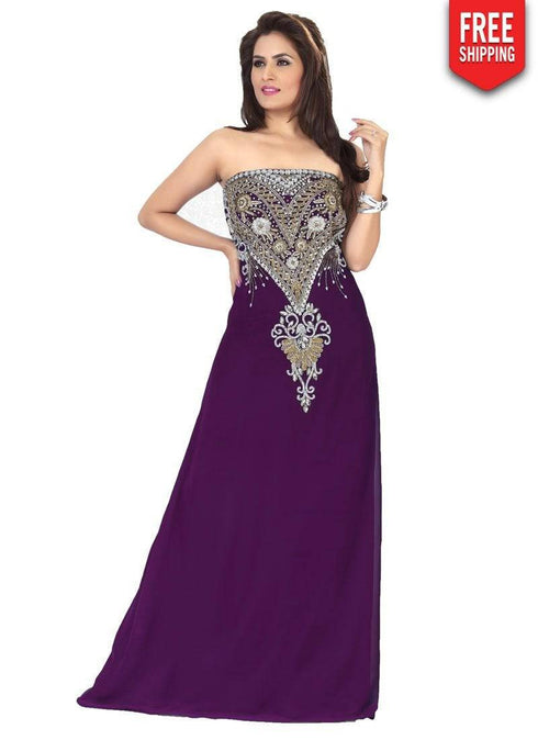 Gallant Faux Georgette Modern Fustan